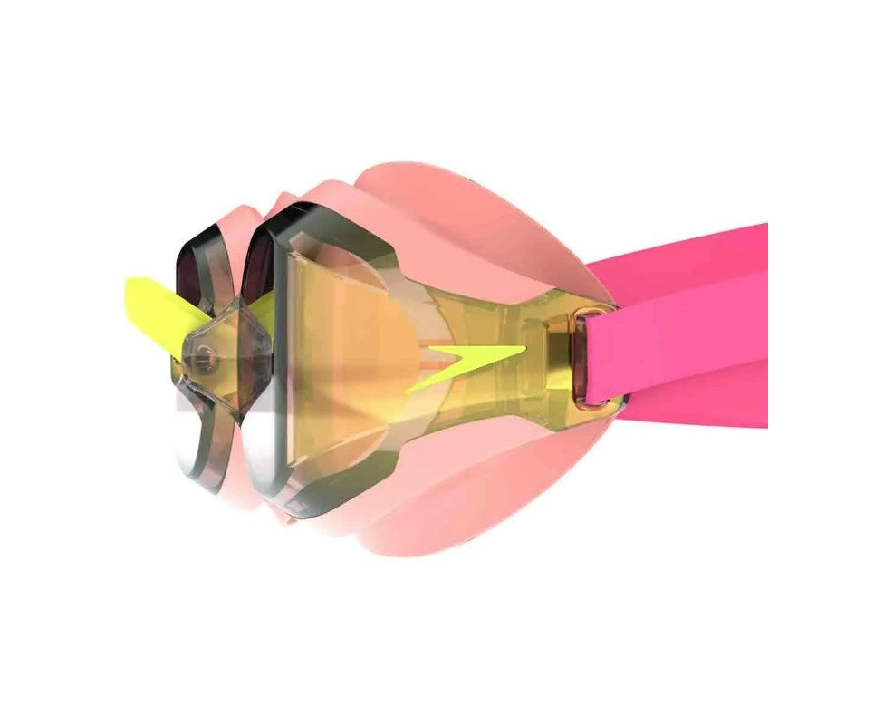 Speedo Fastskin Speedsocket 2 Mirror Goggles - Neon Melon/Vermillion