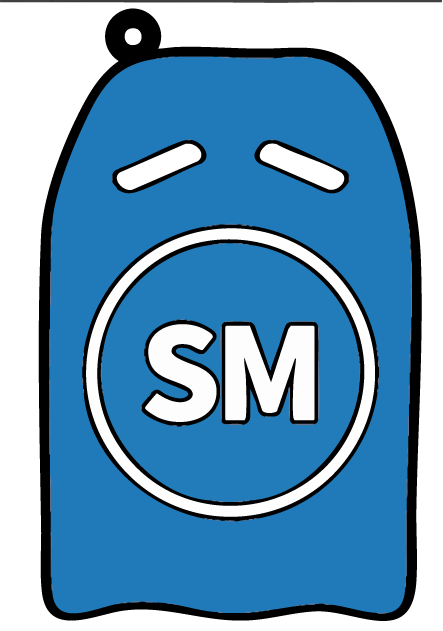 Stockport Metro Swimming Club Pool Float Keyring - SM