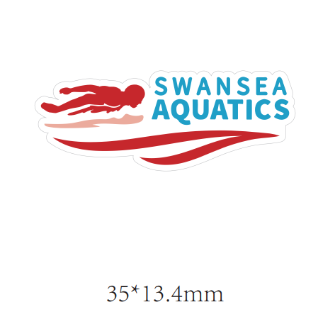 Swansea Aquatics Swimming Club Shoe Charm