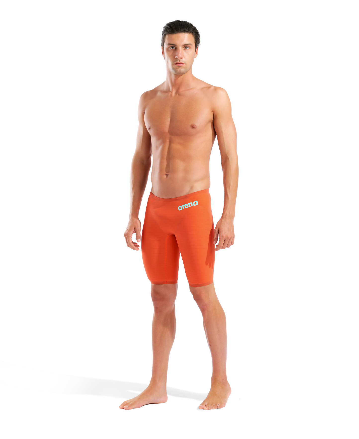 Arena Powerskin Carbon Air2 Jammer pour homme - Édition limitée - Corail coucher de soleil