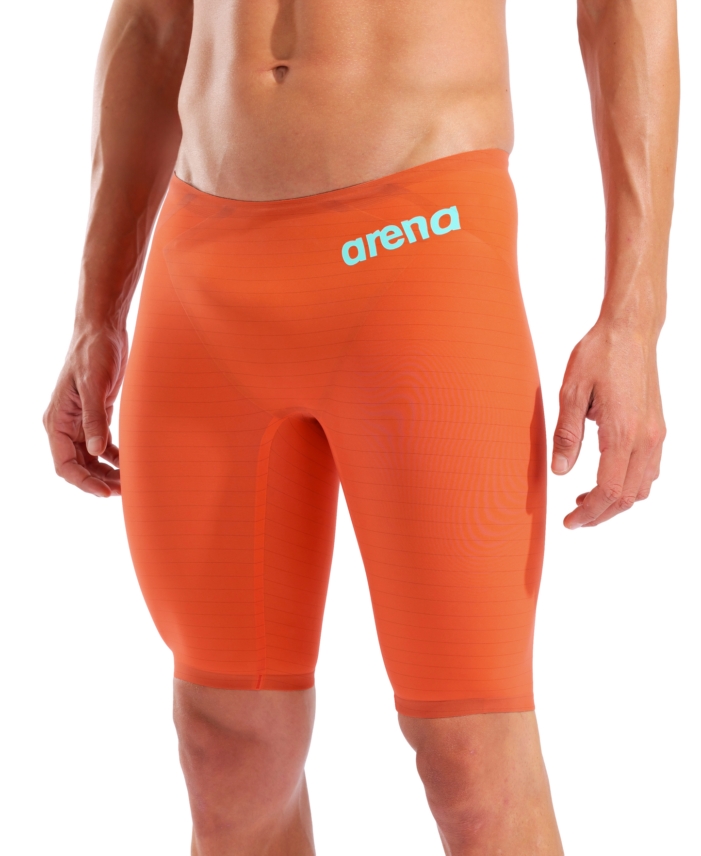 Arena Powerskin Carbon Air2 Jammer pour homme - Édition limitée - Corail coucher de soleil