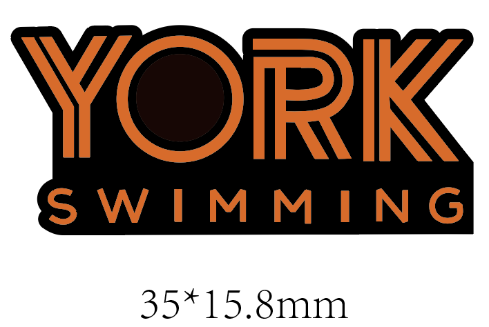 York City Baths Swimming Club Shoe Charm - York