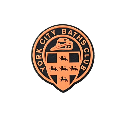 York City Baths Swimming Club Shoe Charm - Round