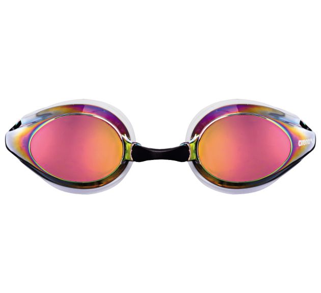 Arena Unisex Tracks Mirror Racing Goggles - White/Copper/Black - All4Swim