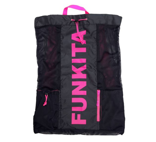 Funkita Pink Shadow Gear Up Mesh Backpack - All4Swim