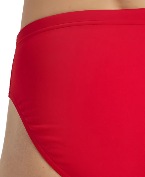 Arena Performance Men's Solid Team Swim Briefs - Red - All4Swim